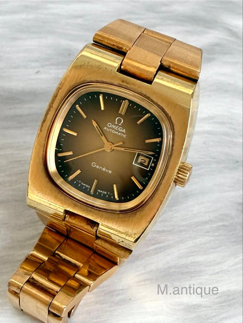 【OH済】OMEGA Geneve オメガ  ジュネーブ アンティーク自動巻き