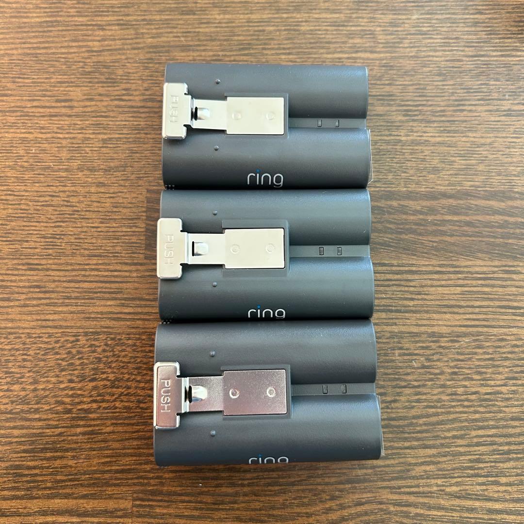 【未使用】リング防犯カメラ/2台セット/予備バッテリー付