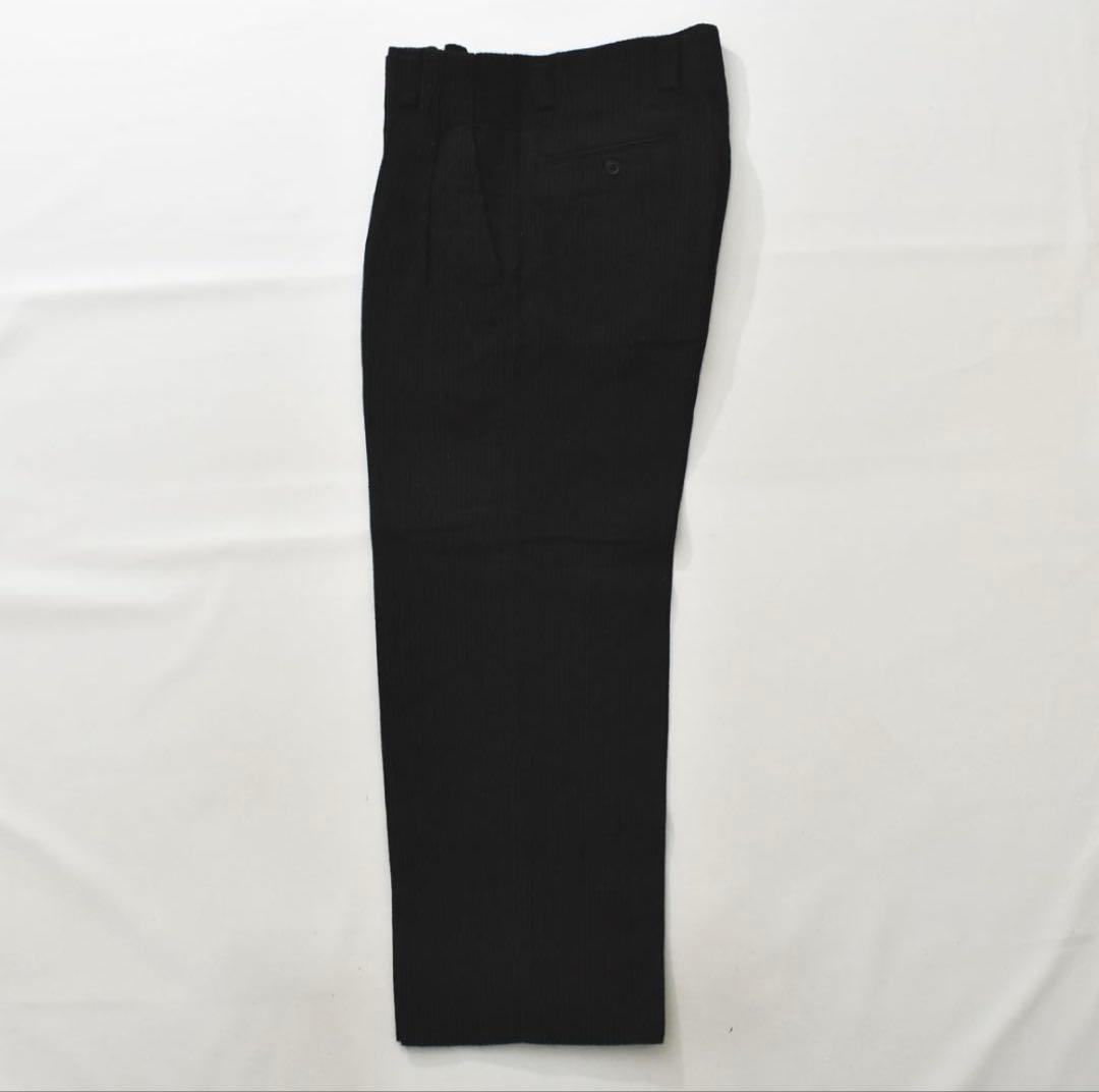 メンズティノラス ストライプ ノーカラー 3ピース スーツ セットアップ M