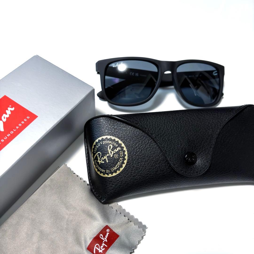美品 Ray-Ban レイバン 偏光 サングラス RB4165F JUSTIN