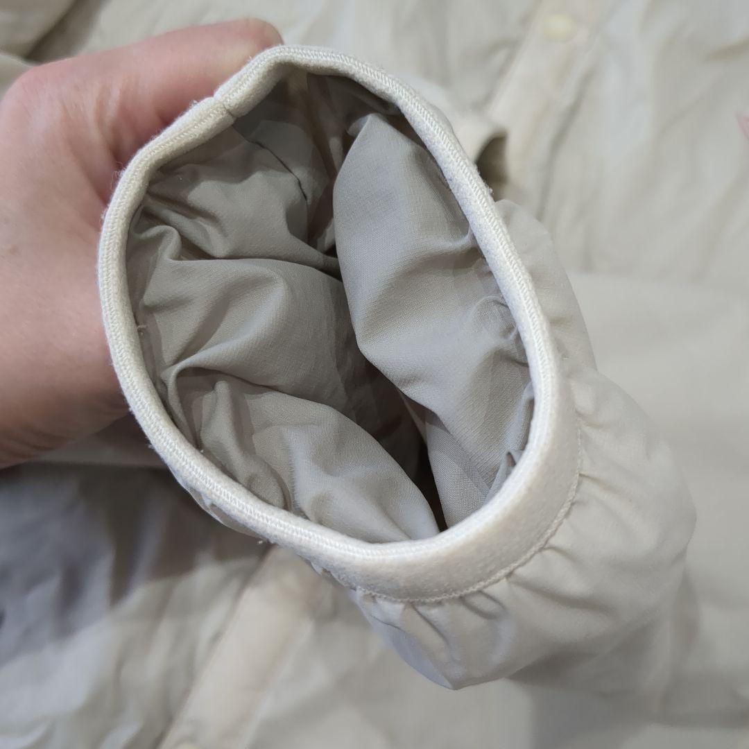 DANTON ノーカラージャケット XL ベージュ