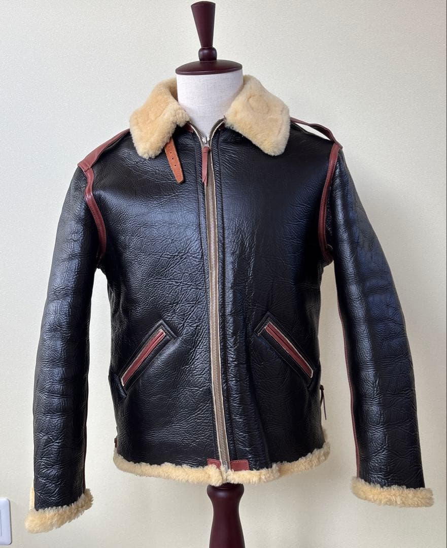 美品　BUZZ RICKSON’S B-6 フライトジャケット 羊革 40R