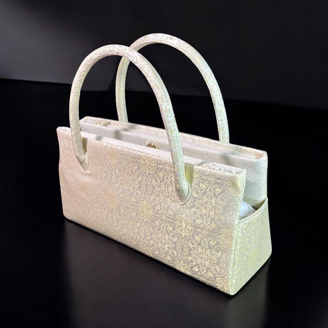 京都発　錦匠　龍村 フォーマル　利休 バック　葡萄唐草文錦⭐️【日本製】【新品】⭐️