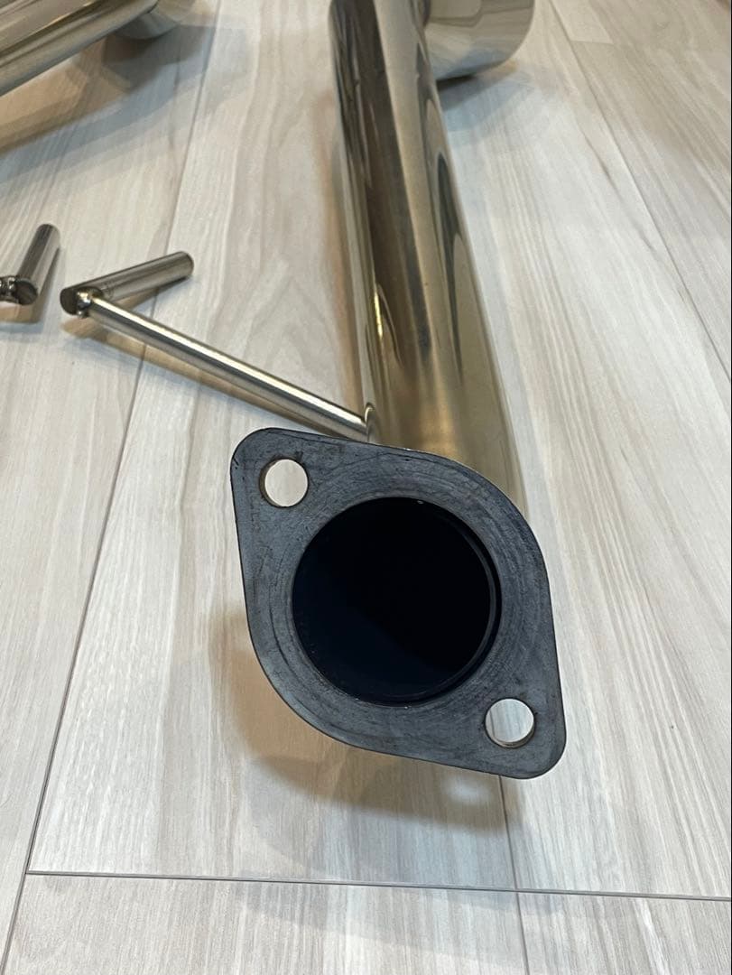 送料込み v37 スカイライン スリーキャッツ マフラー 100Φ ストレート