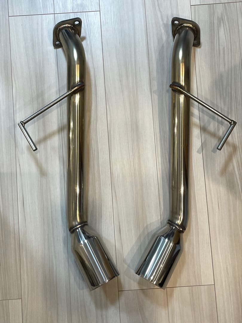 送料込み v37 スカイライン スリーキャッツ マフラー 100Φ ストレート