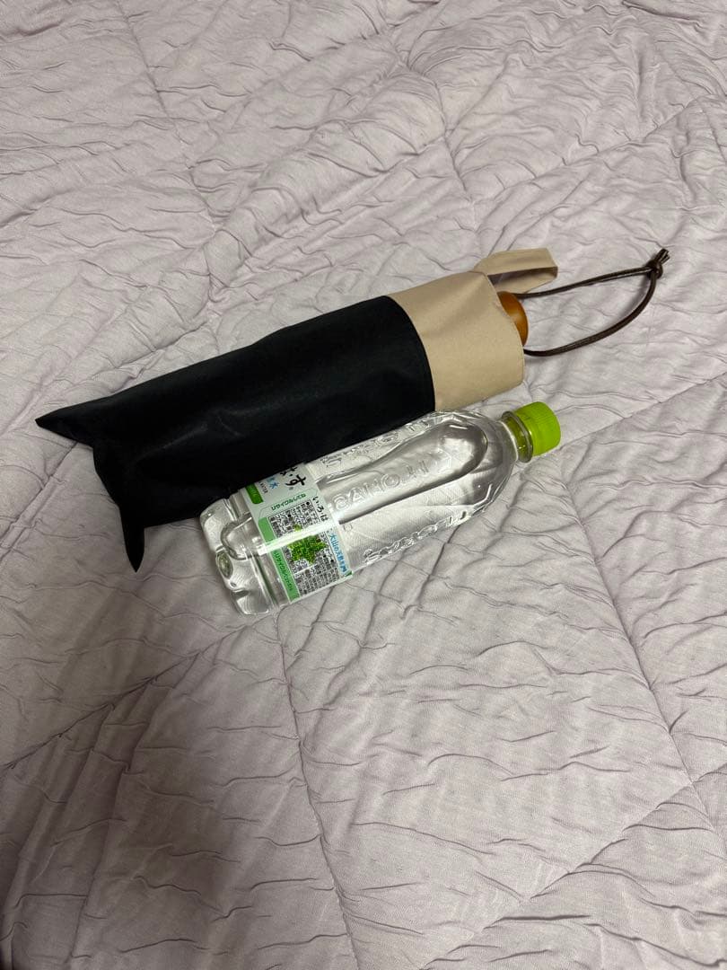 サンバリア100 3段折り日傘（ブラック） 傘袋付き