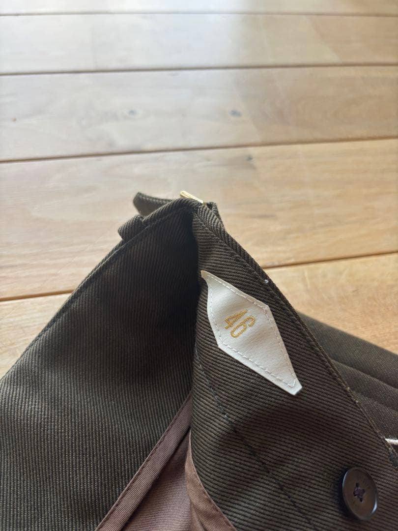 未使用 BRIGLIA1969 ブリリア ワークチノパンツ46 カーキ