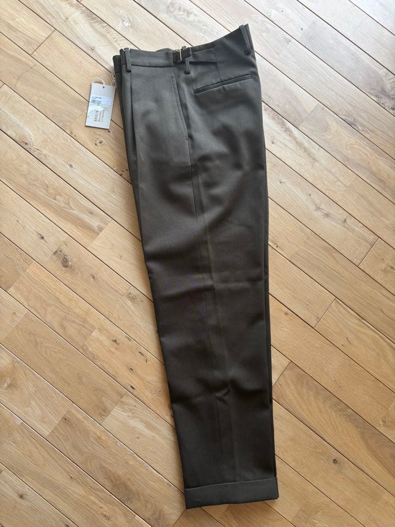 未使用 BRIGLIA1969 ブリリア ワークチノパンツ46 カーキ