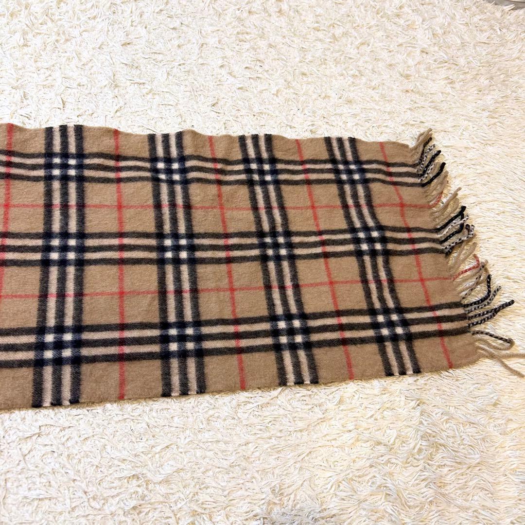 極美品✨️カシミヤ 100% BURBERRY ノバチェック マフラー ストール