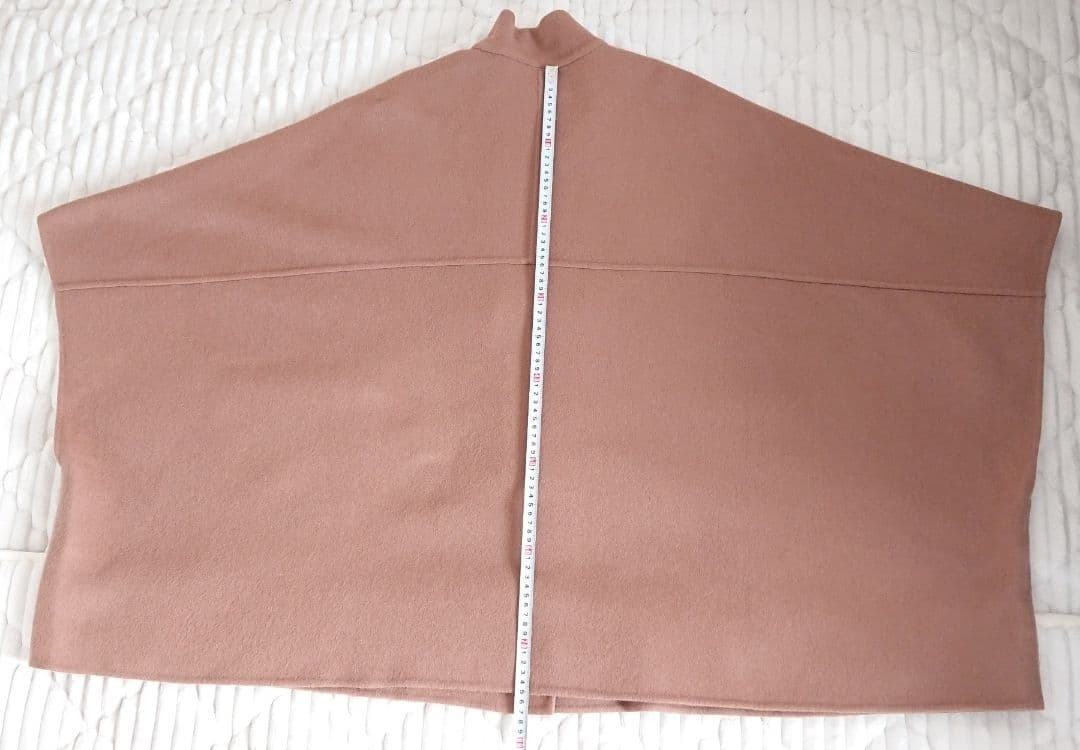 スタンドカラーダブルフェイスポンチョ スローブイエナ