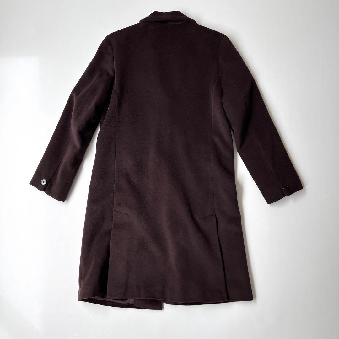 美品　agnes b. アニエスベー　ロングコート　チェスターコート　ウール