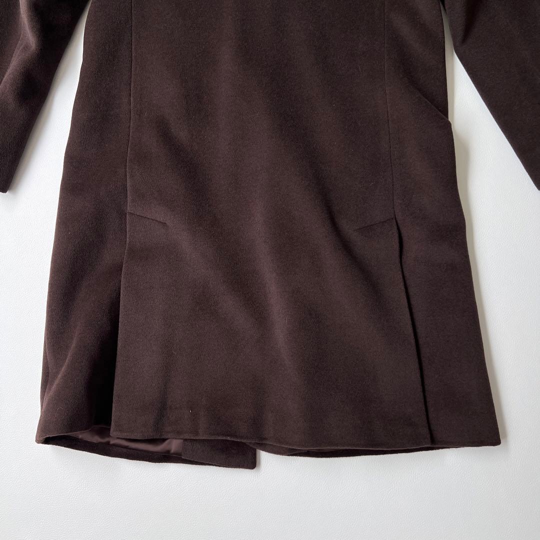 美品　agnes b. アニエスベー　ロングコート　チェスターコート　ウール