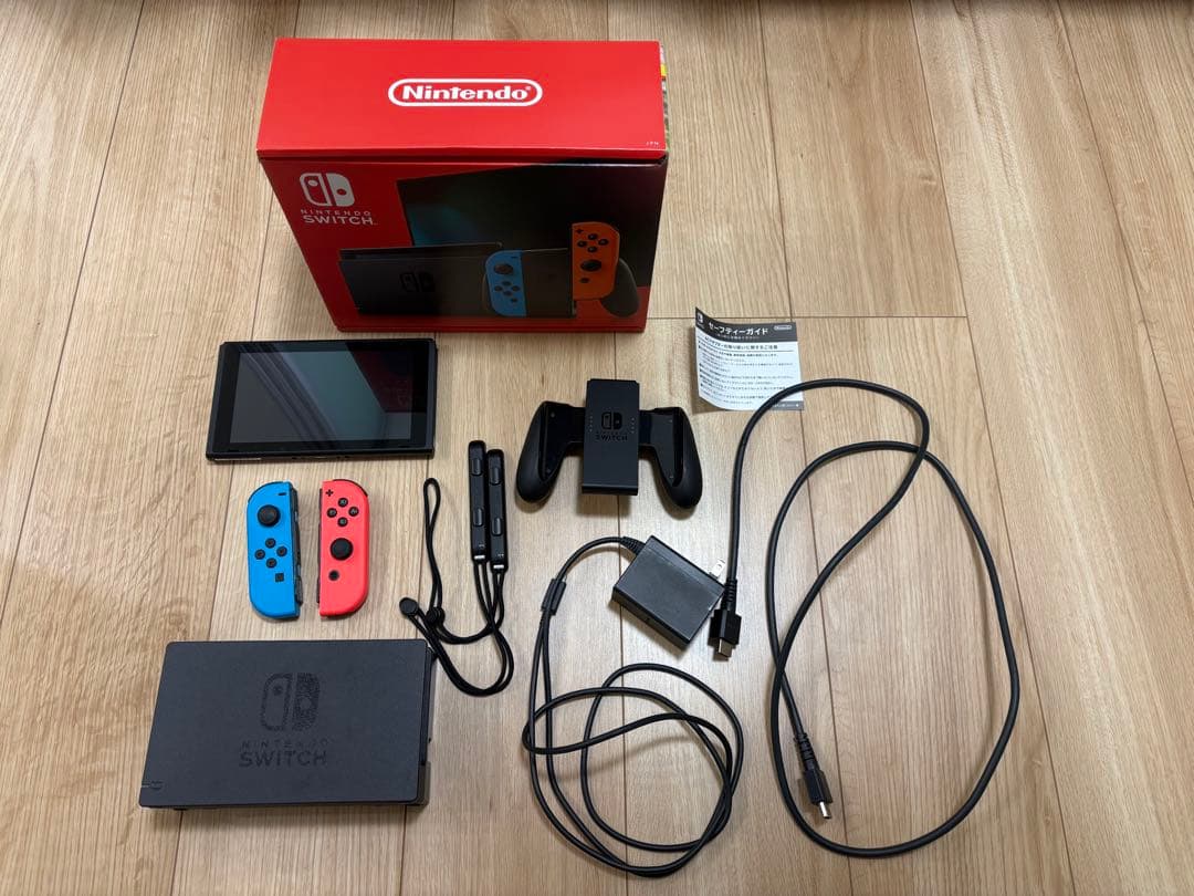 【動作確認済】Nintendo Switch ネオンブルー・ネオンレッド 本体