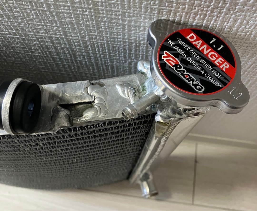 アルミ製ラジエータ NSR250R MC21 MC28 漏れ無し 程度良好