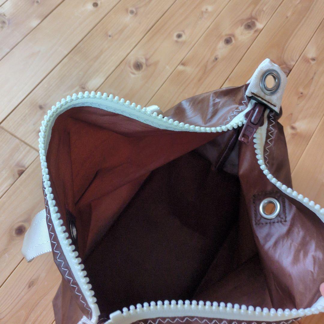 JIB　ファスナートート　Sサイズ　ブラウン　①