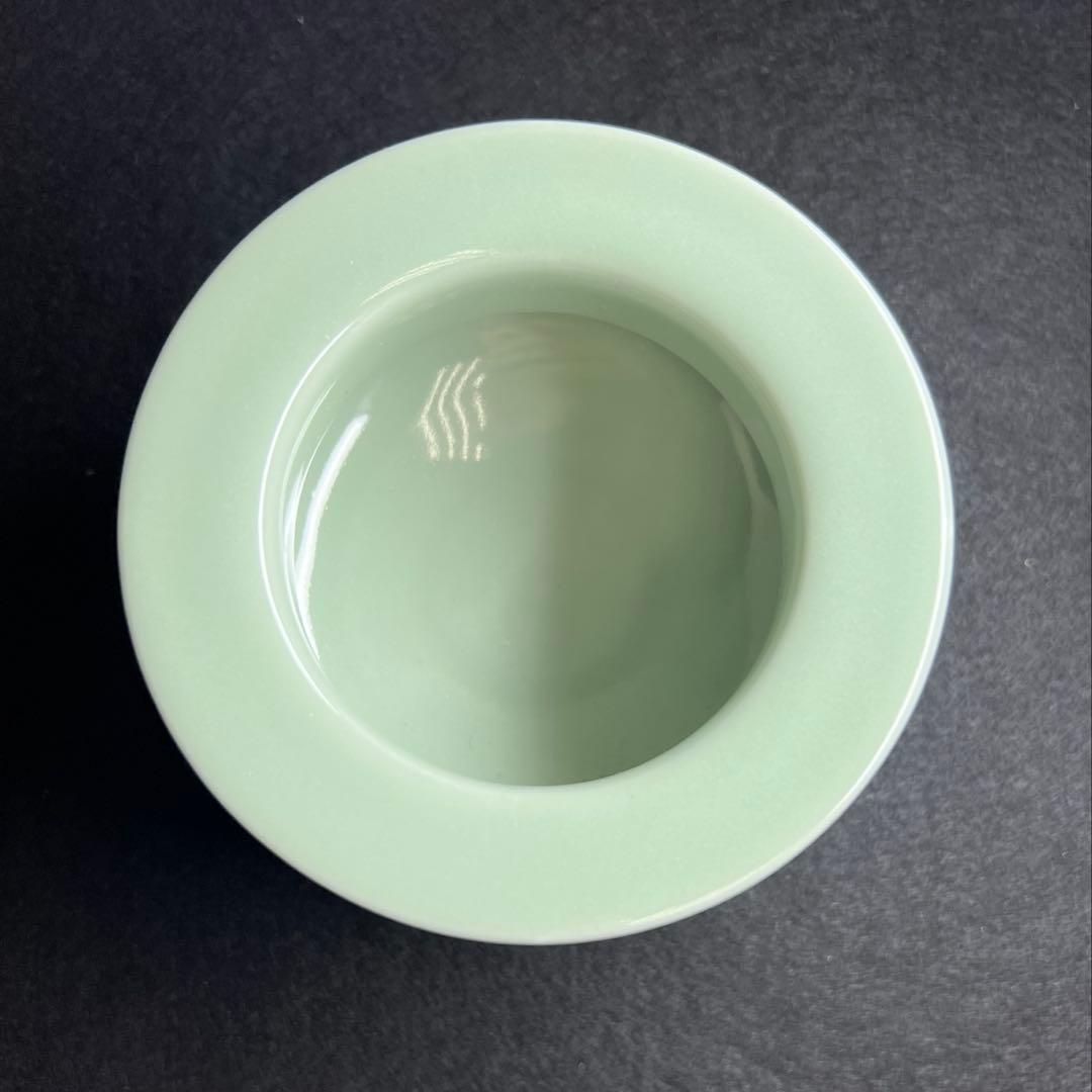 諏訪蘇山　銀火屋40g 青磁香炉　二重箱共箱　東Y8-0210☆2Fトニヒ