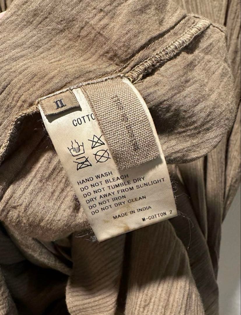 maison de soil 濃茶　チュニック