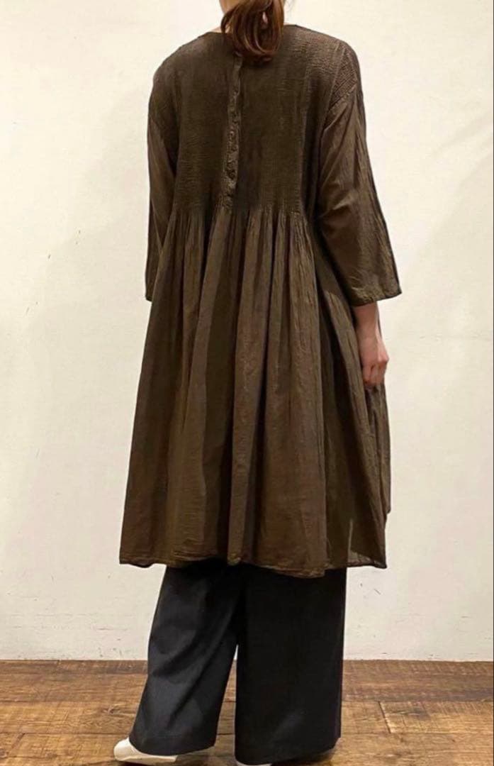 maison de soil 濃茶　チュニック