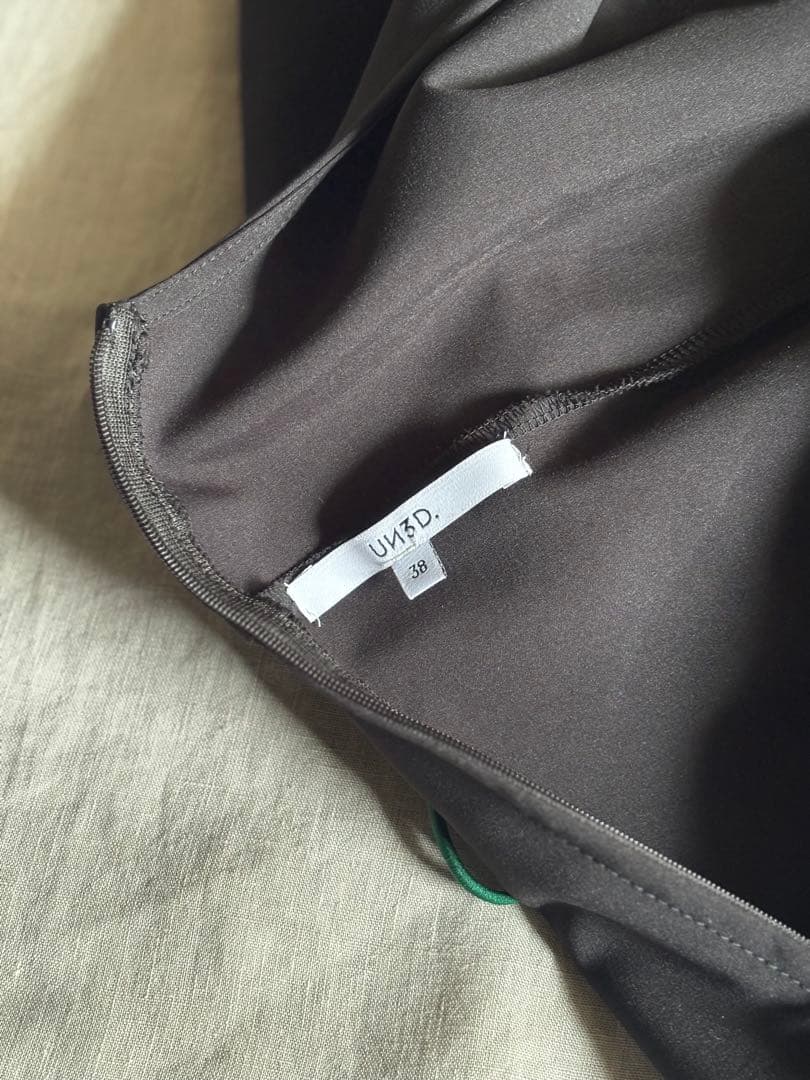 【UN3D.】ボリュームスリーブワンピース M