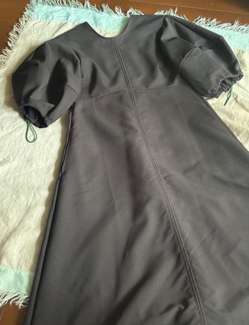 【UN3D.】ボリュームスリーブワンピース M