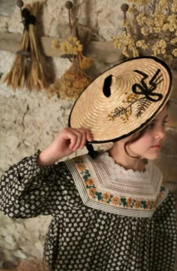 Bonjour diary プロヴァンスプリントワンピース　8y 新品　25aw