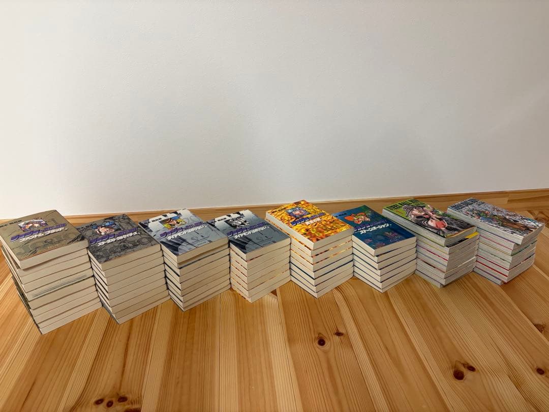 ジョジョの奇妙な冒険　文庫版コミック　全巻セット　１部〜７部