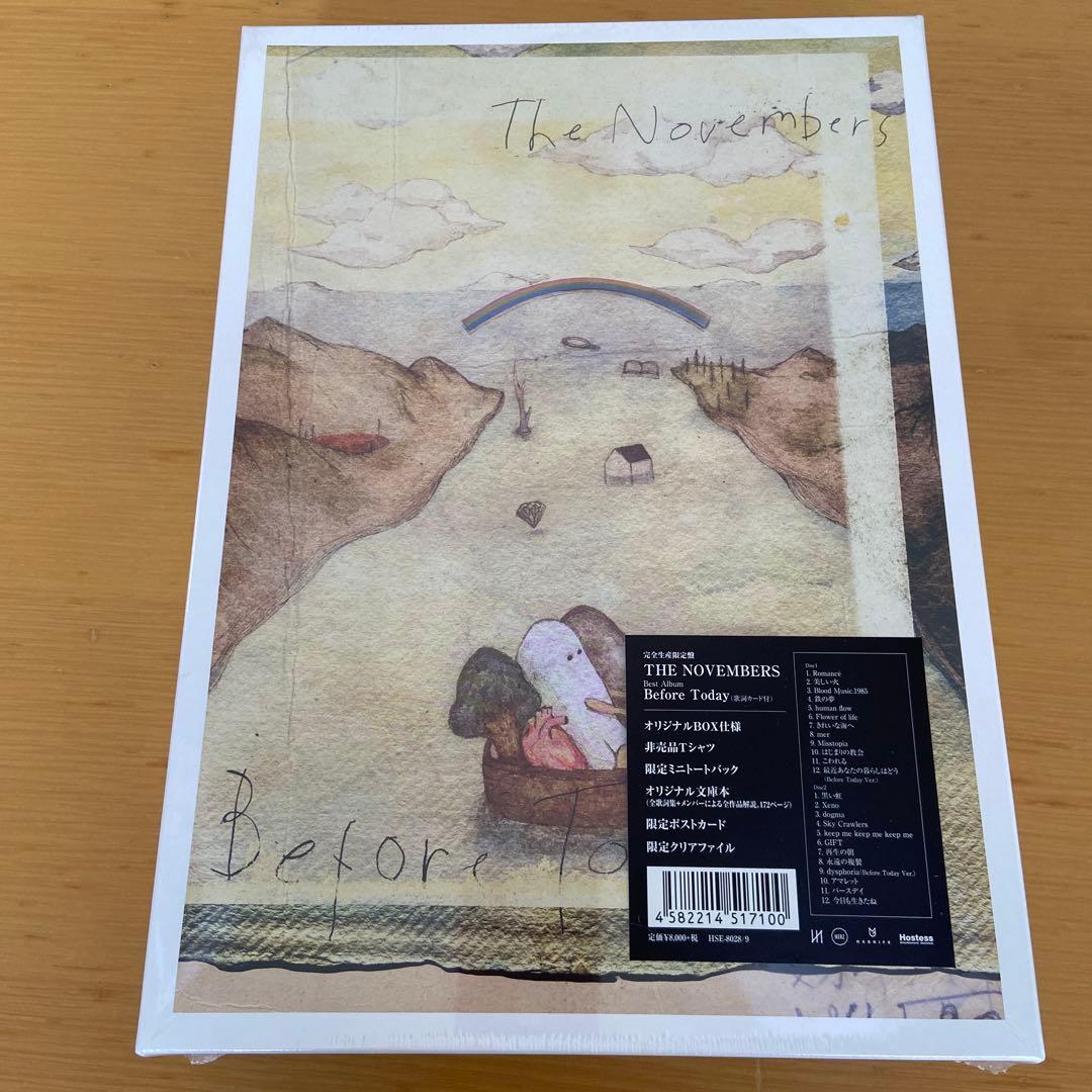 新品 THE NOVEMBERS Before Today 完全生産限定盤