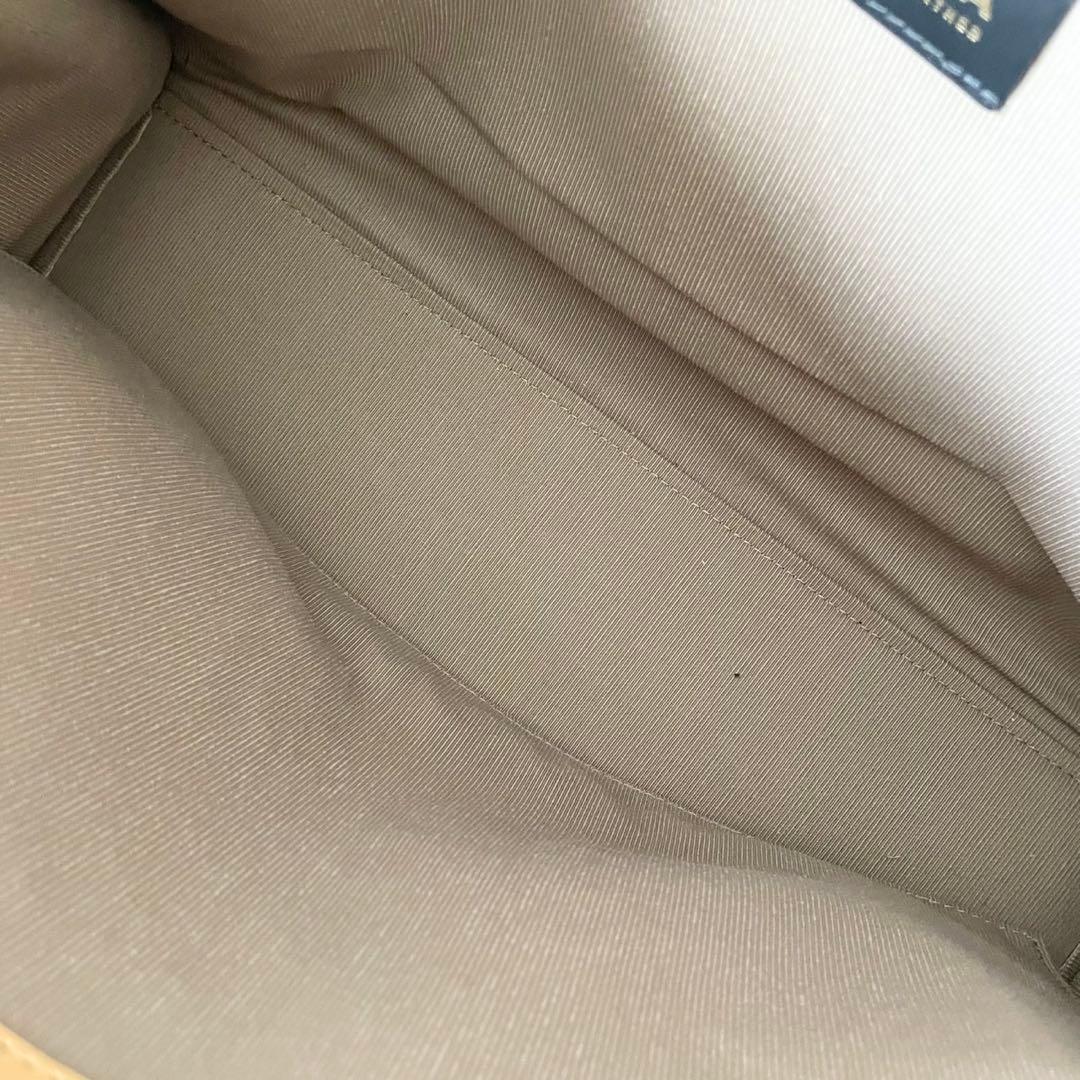 【極美品】FURLA 2way トートバッグ LADY M オーストリッチ調