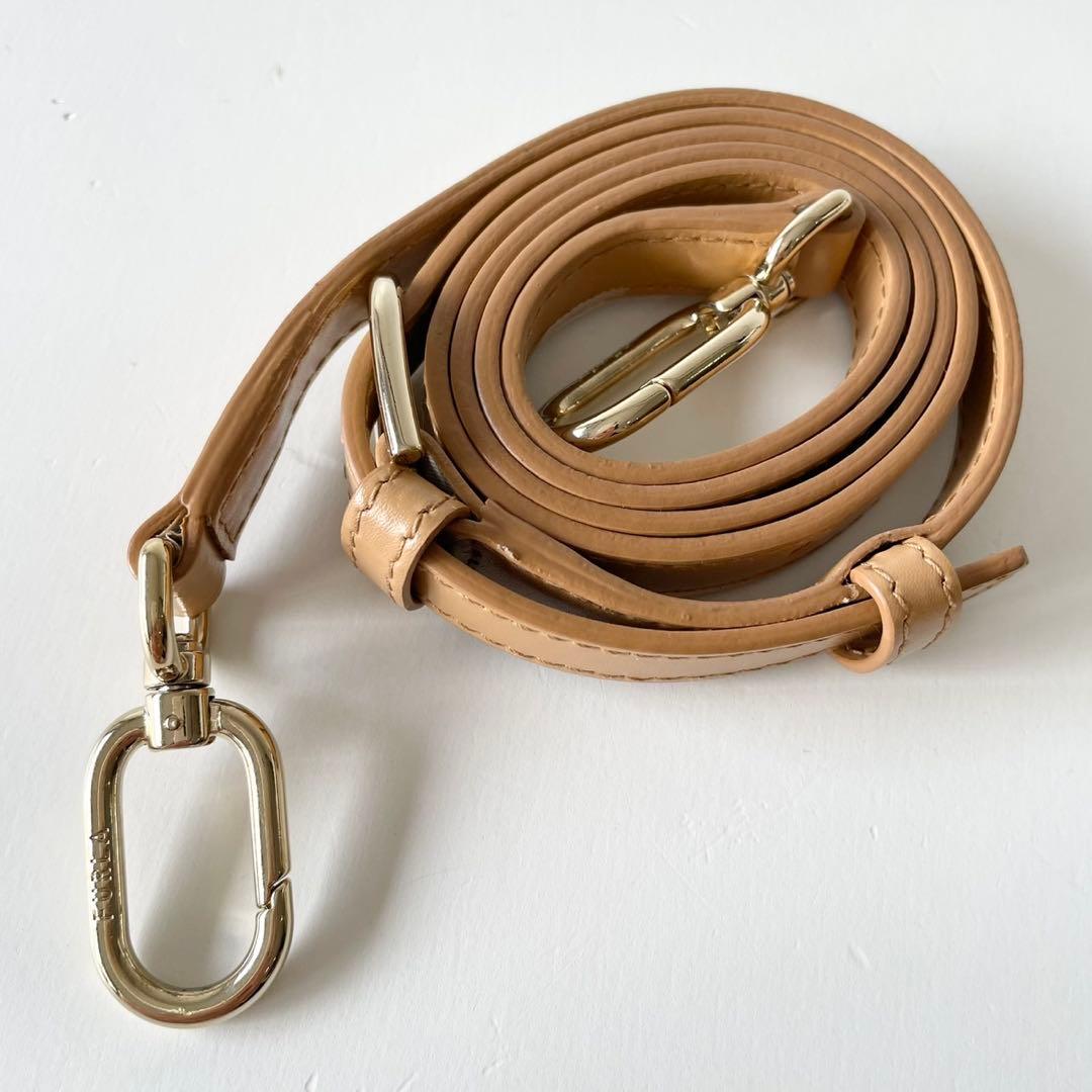 【極美品】FURLA 2way トートバッグ LADY M オーストリッチ調