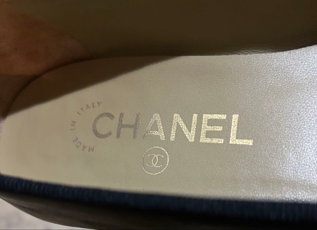 CHANEL バレリーナ　バレエシューズ ブラック