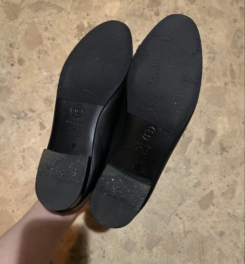 CHANEL バレリーナ　バレエシューズ ブラック