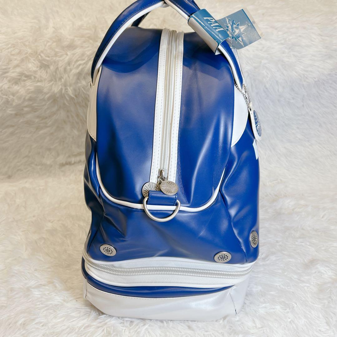 【未使用 タグ付き】PAN AM パンナム ボストンバッグ トラベル 青 白