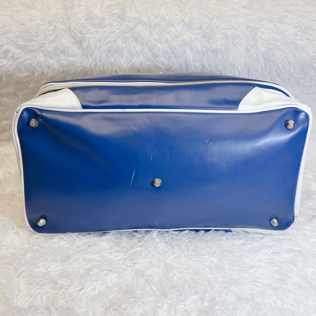 【未使用 タグ付き】PAN AM パンナム ボストンバッグ トラベル 青 白