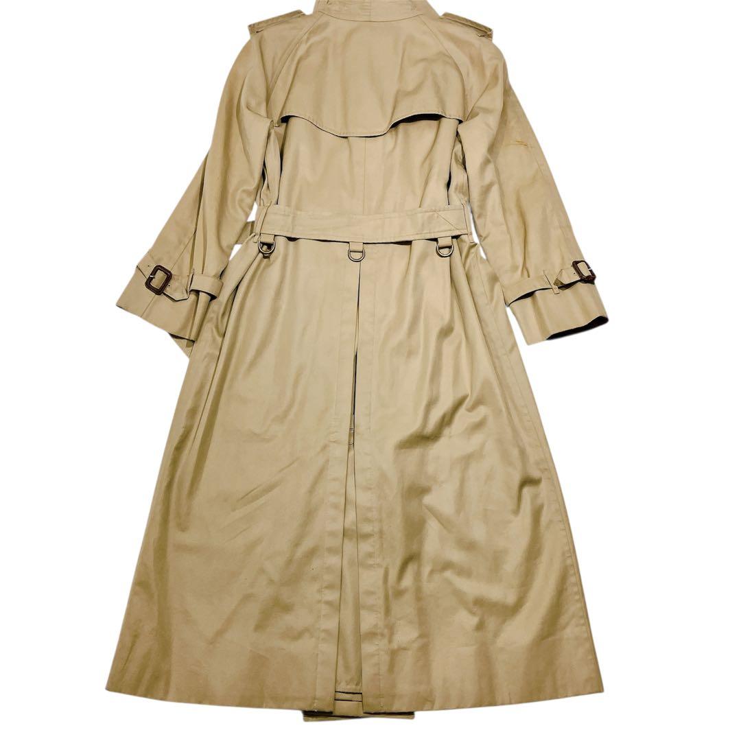 【専用品バーバリーズ　ロングダブルトレンチコート　ハニーベージュ　ノバチェ