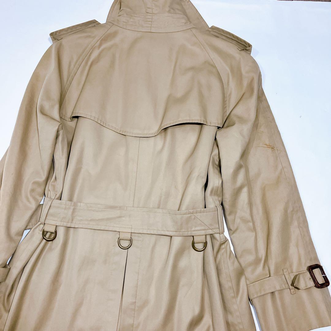【専用品バーバリーズ　ロングダブルトレンチコート　ハニーベージュ　ノバチェ