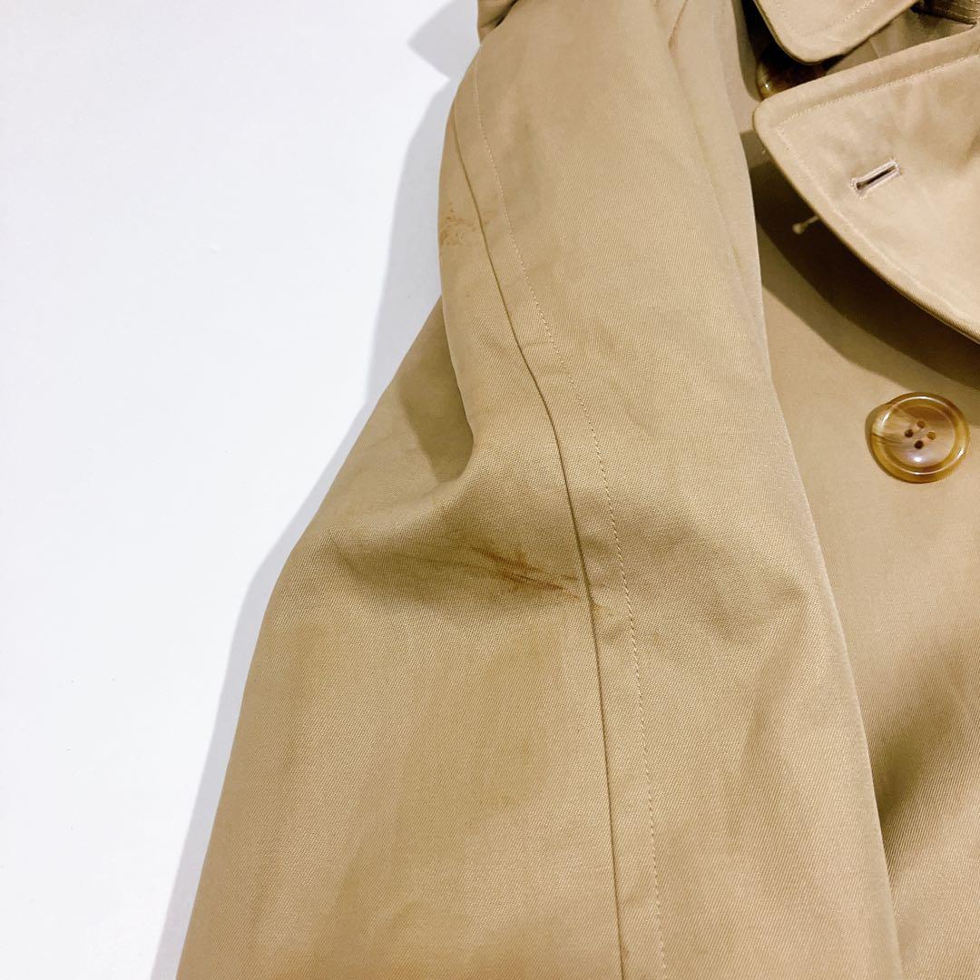 【専用品バーバリーズ　ロングダブルトレンチコート　ハニーベージュ　ノバチェ