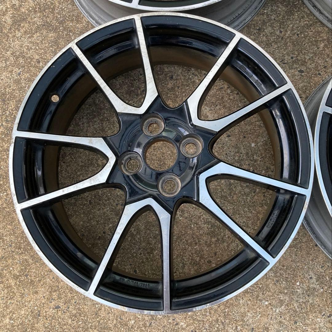 ①トヨタ　アクアG's 純正17インチホイール　2本セット　送料込み！