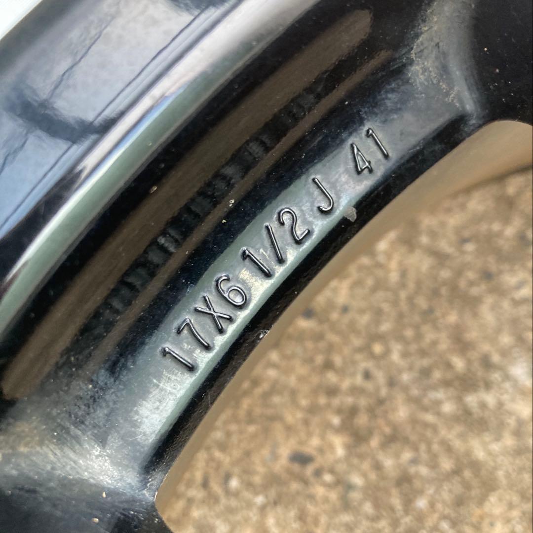 ①トヨタ　アクアG's 純正17インチホイール　2本セット　送料込み！