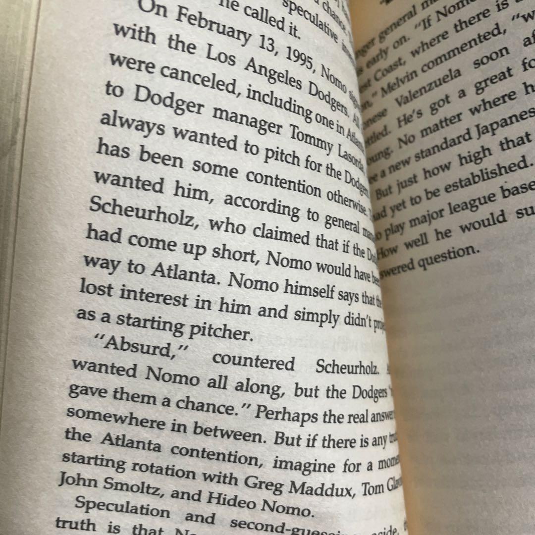 洋書 NOMO: The Inside Story on Baseball's Hot