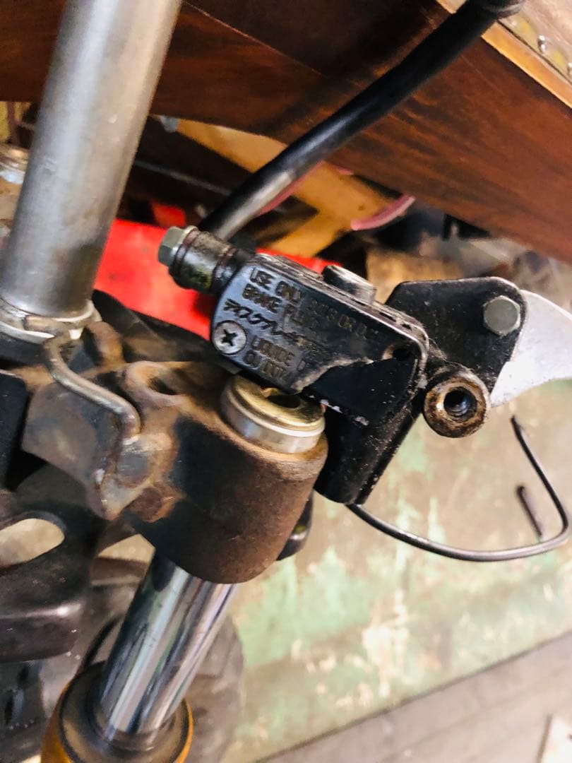 ライブディオzx ステム　フロント足回り 前ホイール