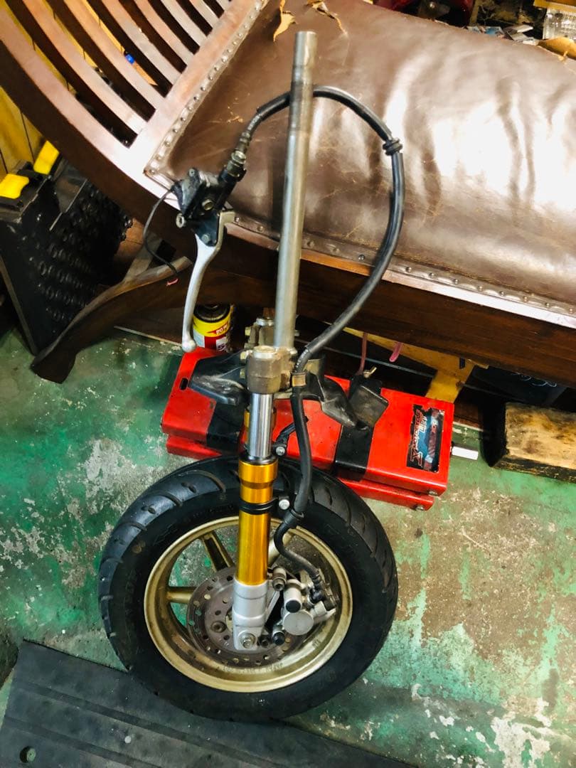 ライブディオzx ステム　フロント足回り 前ホイール