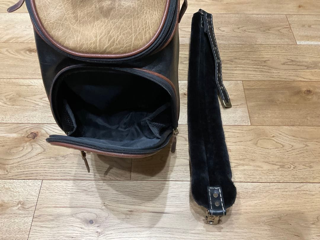 キャロウェイ キャディバッグ《8.5型》カート 3分割 ブラック レザー