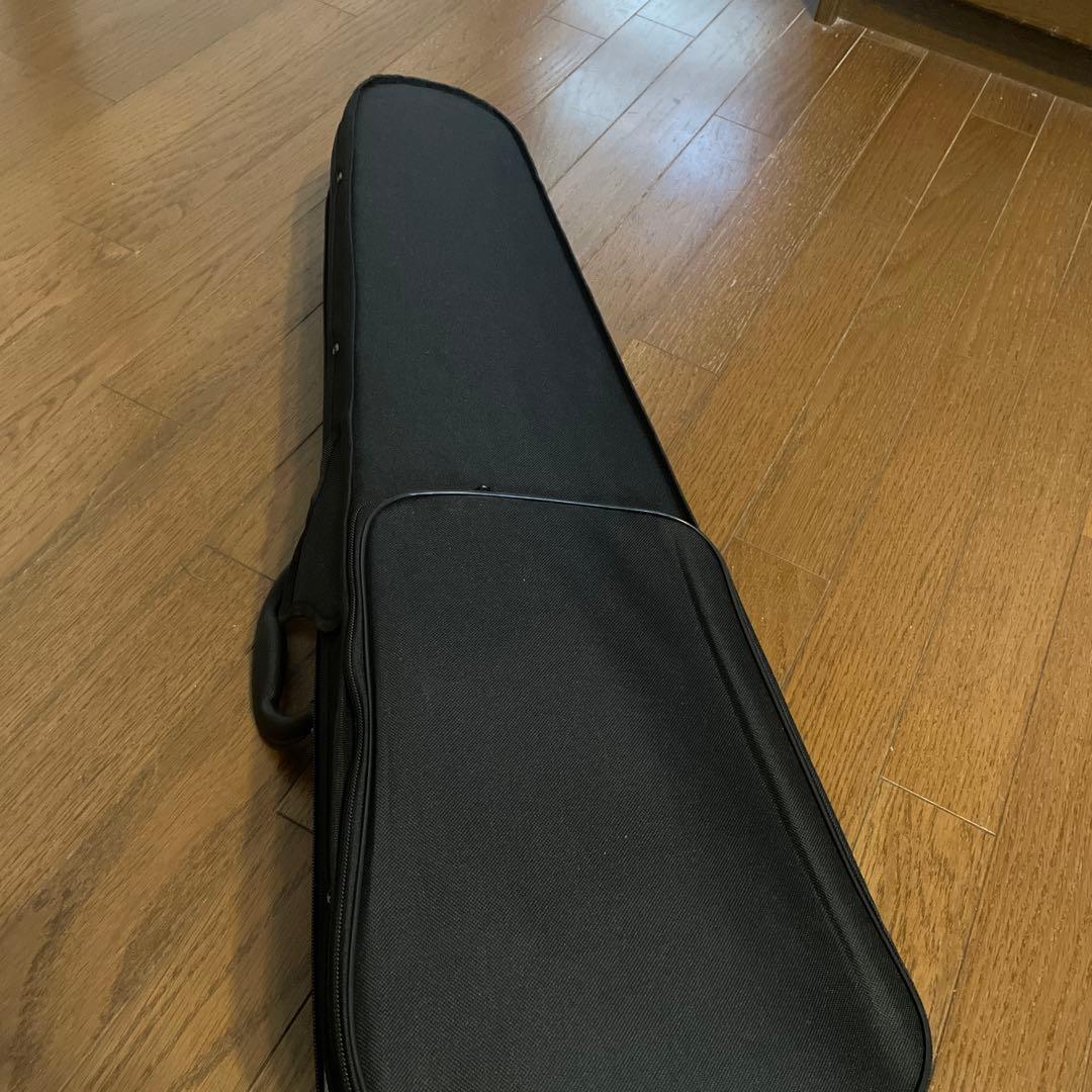 ほぼ未使用。格安オレンジ バイオリン フルサイズ 4/4 ハードケース付き