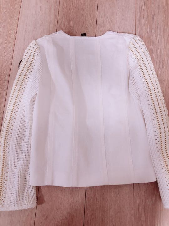 LOUISVUITTONルイヴィトン デニム ノーカラージャケット 36 超美品