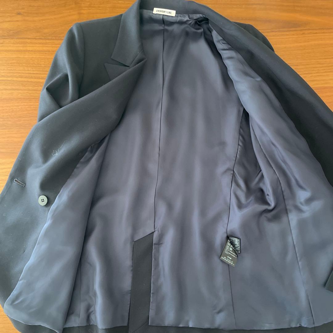 deuxieme classeネイビー テーラードジャケット 38 美品