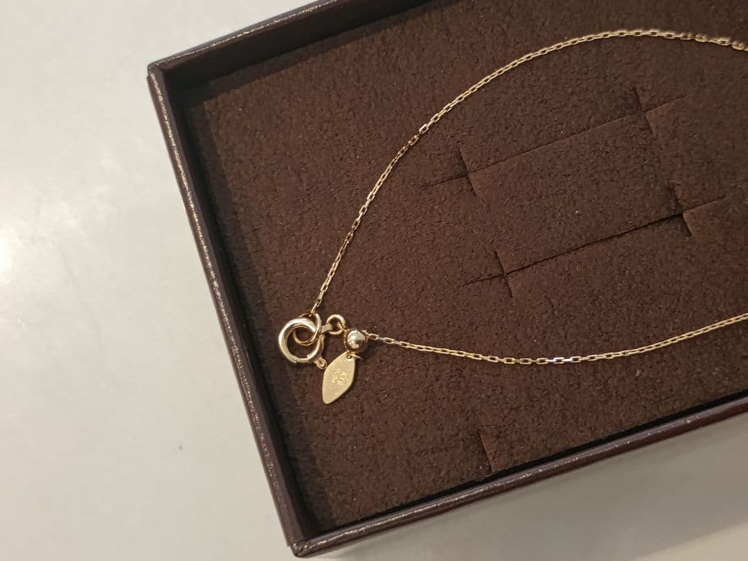 現行品　アガット　18金　マイクロセッティング　ブレスレット