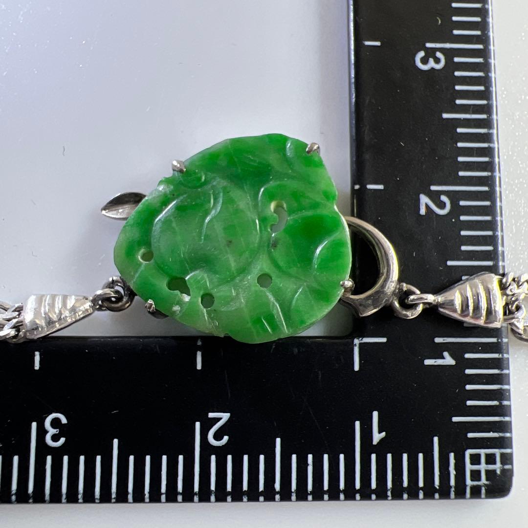 専用　WG刻印　金製金具本翡翠アクセサリー3.8g 東Y7-0910⭐︎1F