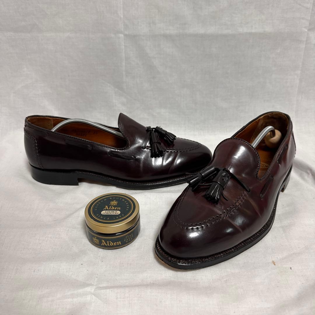 Alden×BrooksBrothers タッセルローファー 9.5E