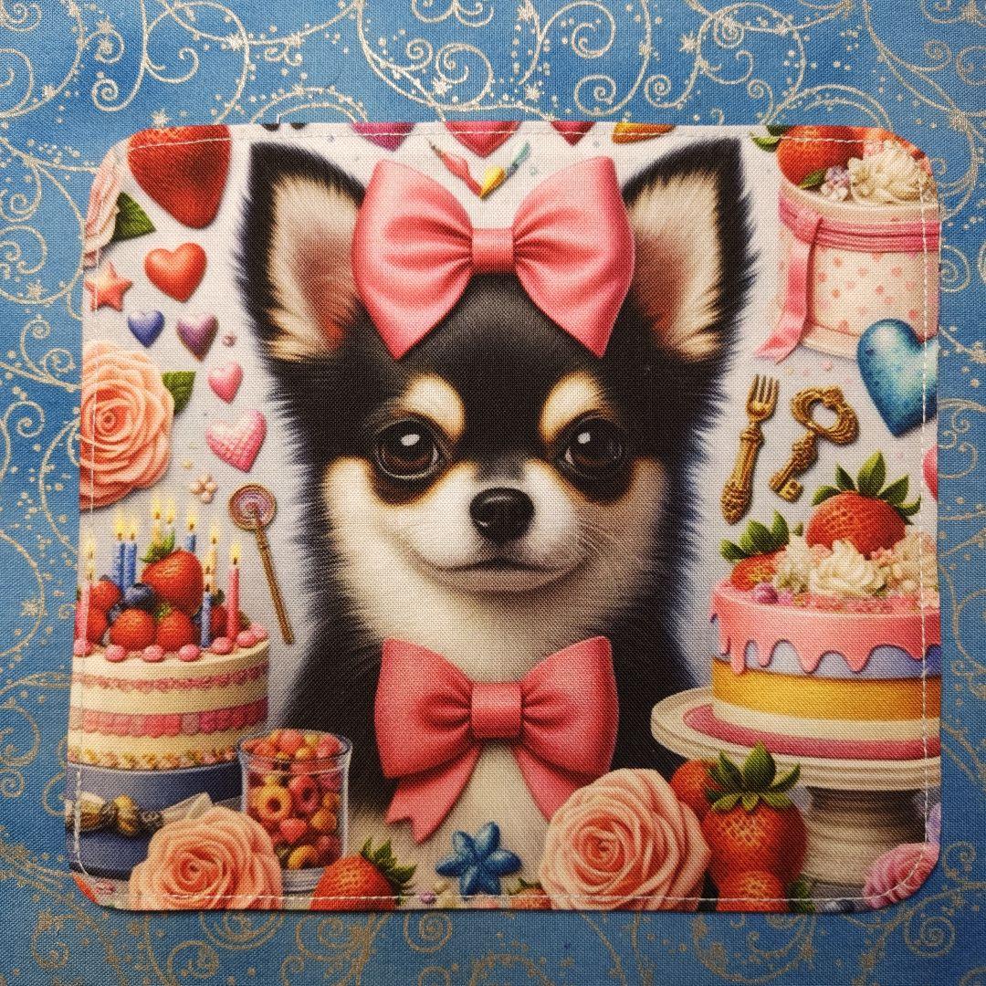 ご確認用　あしべ☆　ハンカチ　ねこちゃん　チワワ柄　21枚