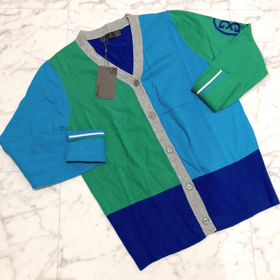 新品未使用 ゴルフ G/FORE ジーフォア レディース カーディガン Lサイズ